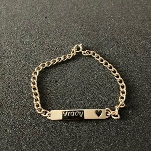 *Vintage ID bracelet “Tracy❤️”